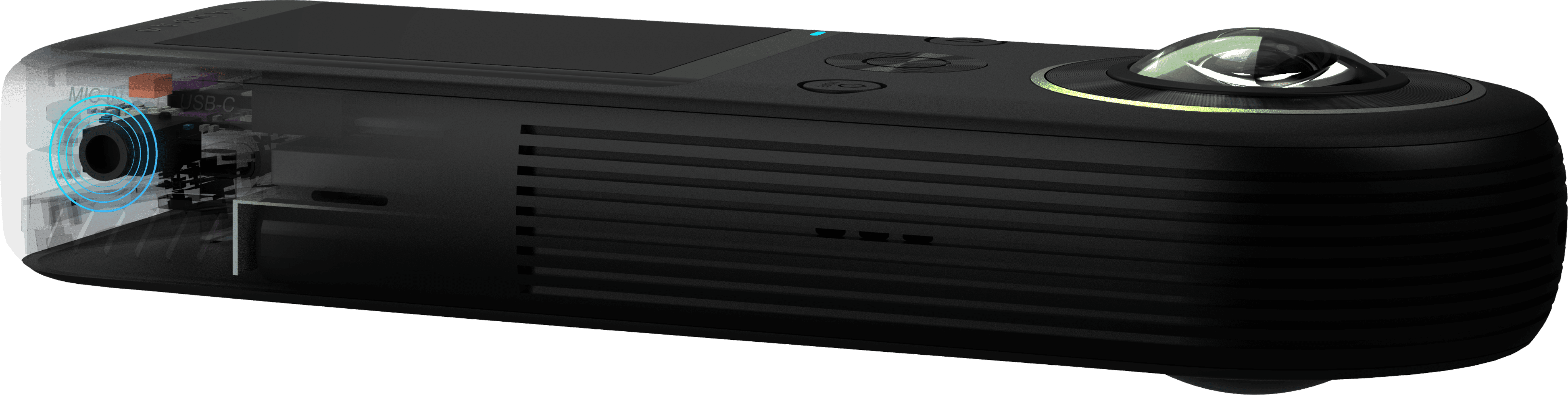 KANDAO QooCam 8K Enterprise – Telecamera 360° Con HDMI, 5G, Live Streaming E Webcam Per Eventi E Vlogging